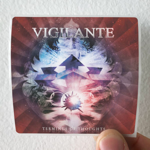 Vigilante Terminus Of Thoughts Album Cover Sticker Vigilante Terminus Of Thoughts Album Cover Sticker