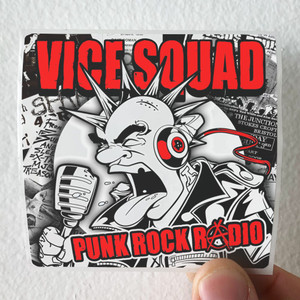 Vice Squad Punk Rock Radio 1 Album Cover Sticker Vice Squad Punk Rock Radio 1 Album Cover Sticker