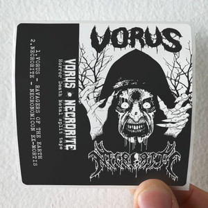 Vorus Horror Death Metal Album Cover Sticker