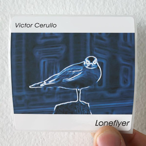 Victor Cerullo Loneflyer Album Cover Sticker Victor Cerullo Loneflyer Album Cover Sticker