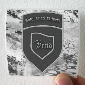 Patch Brodé Vreid "Pitch Black Brigade" - Environ 7 X 10 Cm - Pour Vestes, Sacs, Customisation - 7
