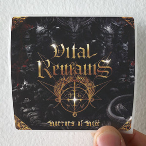 Vital Remains Horrors Of Hell Album Cover Sticker Vital Remains Horrors Of Hell Album Cover Sticker