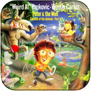 Weird Al Yankovic Peter And The Wolf-2 Album Cover Sticker Weird Al Yankovic Peter And The Wolf-2 Album Cover Sticker