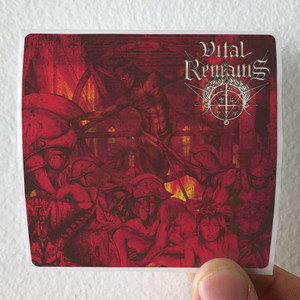 Vital Remains Dechristianize 1 Album Cover Sticker Vital Remains Dechristianize 1 Album Cover Sticker