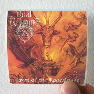 Vital Remains Dawn Of The Apocalypse Album Cover Sticker Vital Remains Dawn Of The Apocalypse Album Cover Sticker