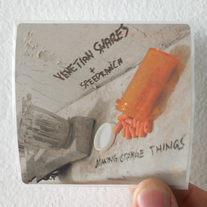 Venetian Snares Making Orange Things Album Cover Sticker
