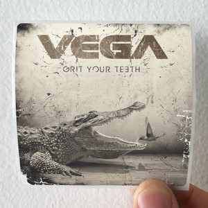 Vega Grit Your Teeth Album Cover Sticker
