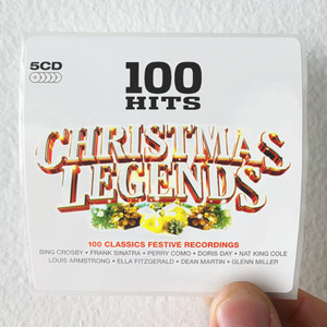 Various Artists 100 Hits Christmas Legends Album Cover Sticker Various Artists 100 Hits Christmas Legends Album Cover Sticker