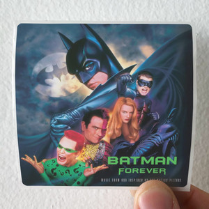 Various Artists Batman Forever Music From The Motion Picture Album Cover Sticker Various Artists Batman Forever Music From The Motion Picture Album Cover Sticker