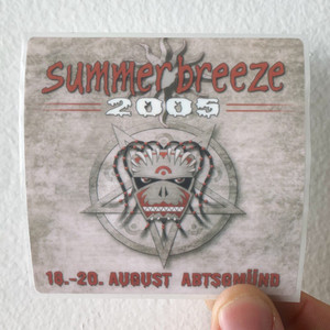 Various Artists Summer Breeze 2005 Promo Cd Album Cover Sticker Various Artists Summer Breeze 2005 Promo Cd Album Cover Sticker
