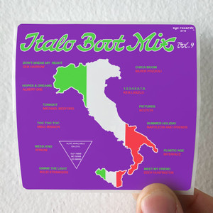 Various Artists Italo Boot Mix Volume 9 Album Cover Sticker