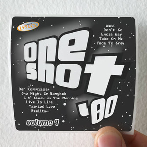 Various Artists One Shot 80 Volume 4 Album Cover Sticker Various Artists One Shot 80 Volume 4 Album Cover Sticker