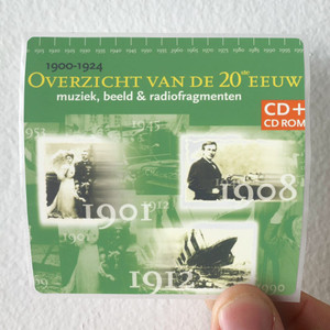 Various Artists Overzicht Van De 20E Eeuw 1900 1924 Album Cover Sticker