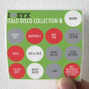 Various Artists Izyx Italo Disco Collection 8 Album Cover Sticker Various Artists Izyx Italo Disco Collection 8 Album Cover Sticker