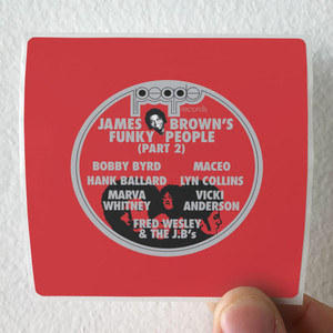 Various Artists James Browns Funky People Part 2 Album Cover Sticker Various Artists James Browns Funky People Part 2 Album Cover Sticker