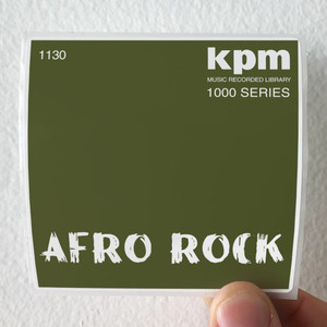 Various Artists Afro Rock Album Cover Sticker Various Artists Afro Rock Album Cover Sticker