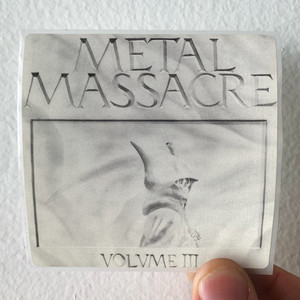 Various Artists Metal Massacre Volume 3 Album Cover Sticker