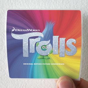 Various Artists Trolls Original Motion Picture Soundtrack Album Cover Sticker