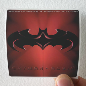 Various Artists Batman Robin Music From And Inspired By The Motion Picture Album Cover Sticker Various Artists Batman Robin Music From And Inspired By The Motion Picture Album Cover Sticker