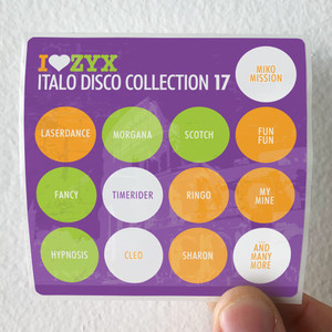 Various Artists Izyx Italo Disco Collection 17 Album Cover Sticker Various Artists Izyx Italo Disco Collection 17 Album Cover Sticker