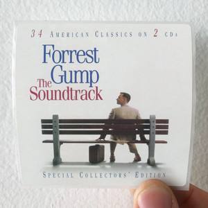 Various Artists Forrest Gump The Soundtrack Album Cover Sticker Various Artists Forrest Gump The Soundtrack Album Cover Sticker