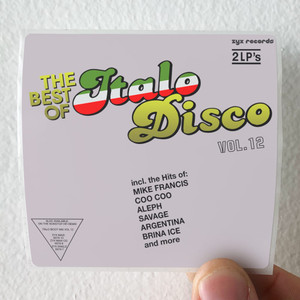 Various Artists The Best Of Italo Disco Volume 12 Album Cover Sticker Various Artists The Best Of Italo Disco Volume 12 Album Cover Sticker