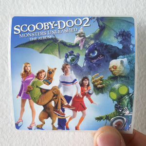 Various Artists Scooby Doo 2 Monsters Unleashed Album Cover Sticker