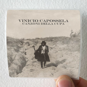 Vinicio Capossela Canzoni Della Cupa Album Cover Sticker Vinicio Capossela Canzoni Della Cupa Album Cover Sticker