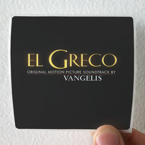 Vangelis El Greco Original Motion Picture Soundtrack Album Cover Sticker Vangelis El Greco Original Motion Picture Soundtrack Album Cover Sticker