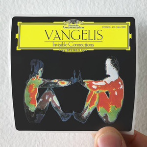Vangelis Invisible Connections Album Cover Sticker Vangelis Invisible Connections Album Cover Sticker