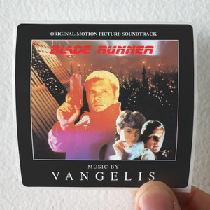 Vangelis Blade Runner Album Cover Sticker Vangelis Blade Runner Album Cover Sticker