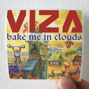 Viza Bake Me In Clouds Album Cover Sticker