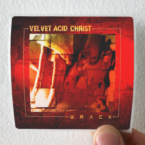 Velvet Acid Christ Wrack Album Cover Sticker Velvet Acid Christ Wrack Album Cover Sticker
