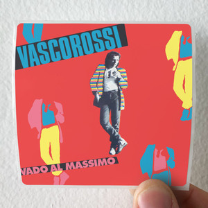 Vasco Rossi Vado Al Massimo Album Cover Sticker