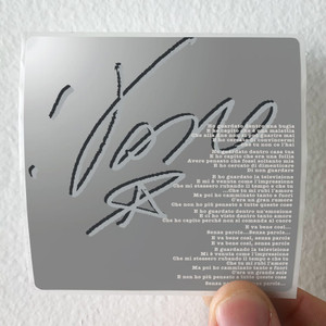 Vasco Rossi Senza Parole Album Cover Sticker Vasco Rossi Senza Parole Album Cover Sticker