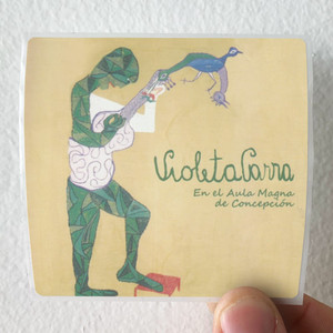 Violeta Parra En El Aula Magna De Concepcin Album Cover Sticker Violeta Parra En El Aula Magna De Concepcin Album Cover Sticker