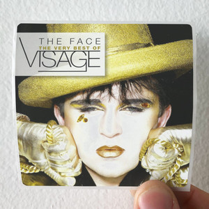 Visage The Face Very Best Of Visage Album Cover Sticker Visage The Face Very Best Of Visage Album Cover Sticker