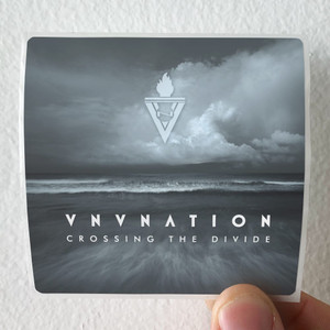VNV Nation Crossing The Divide Album Cover Sticker