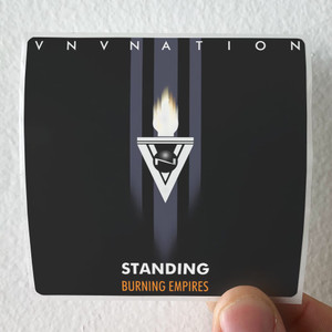 VNV Nation Burning Empires Album Cover Sticker VNV Nation Burning Empires Album Cover Sticker