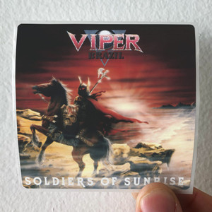 Viper Soldiers Of Sunrise Album Cover Sticker Viper Soldiers Of Sunrise Album Cover Sticker