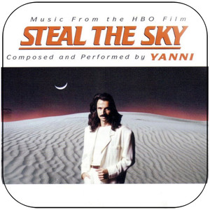 Yanni Steal The Sky Album Cover Sticker Yanni Steal The Sky Album Cover Sticker
