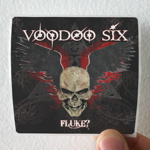Voodoo Six Fluke Album Cover Sticker