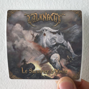 Valknacht Le Sacrifice Dymir Album Cover Sticker Valknacht Le Sacrifice Dymir Album Cover Sticker