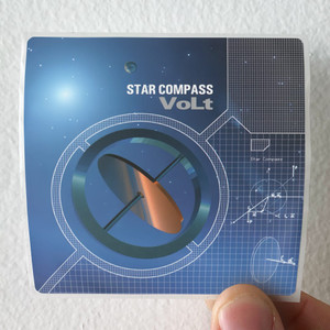 Volt Star Compass Album Cover Sticker