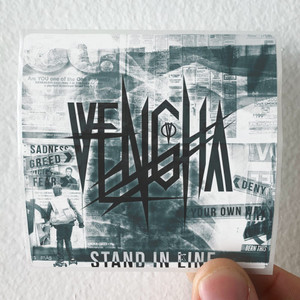 Vengha Stand In Line Album Cover Sticker