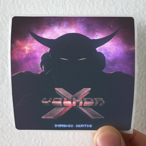 Volkor X Masked Death Album Cover Sticker Volkor X Masked Death Album Cover Sticker
