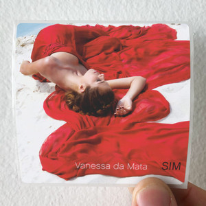 Vanessa da Mata Sim Album Cover Sticker Vanessa da Mata Sim Album Cover Sticker