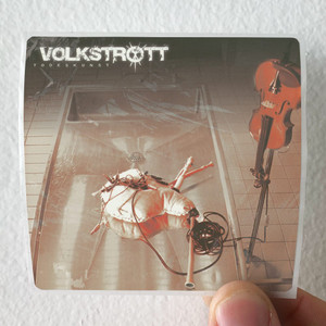 Volkstrott Todeskunst Album Cover Sticker
