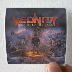 Veonity Back In To The Dark Album Cover Sticker Veonity Back In To The Dark Album Cover Sticker