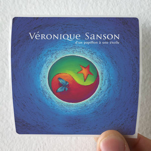 Veronique Sanson Dun Papillon Une Toile Album Cover Sticker Veronique Sanson Dun Papillon Une Toile Album Cover Sticker